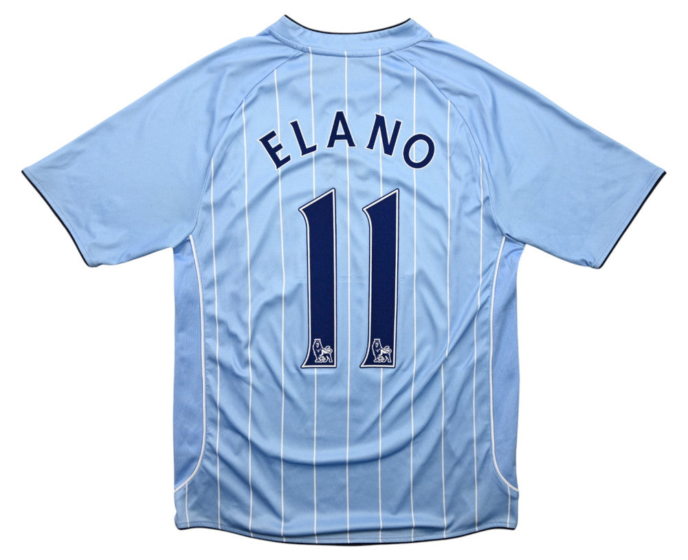 Maillot Manchester City 2007-08 Le Coq Sportif Elano vintage