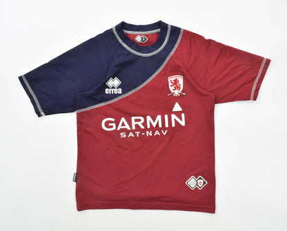 Maillot Middlesbrough 2007-08 Domicile Errea Garmin vintage S Boys