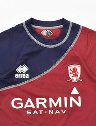 Maillot Middlesbrough 2007-08 Domicile Errea Garmin vintage S Boys