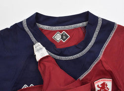 Maillot Middlesbrough 2007-08 Domicile Errea Garmin vintage S Boys