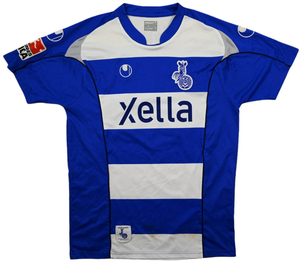 Maillot MSV Duisburg 2007-08 Uhlsport Ishiaku Domicile vintage