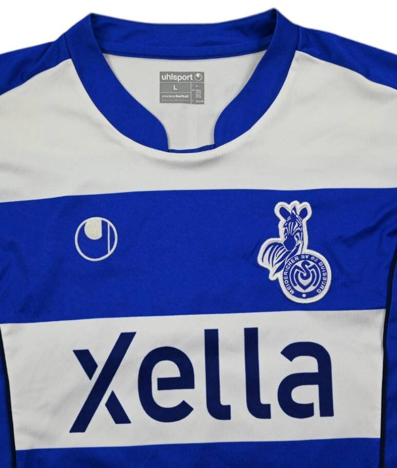 Maillot MSV Duisburg 2007-08 Uhlsport Ishiaku Domicile vintage