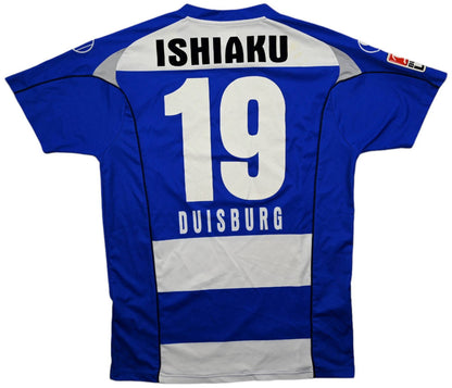 Maillot MSV Duisburg 2007-08 Uhlsport Ishiaku Domicile vintage