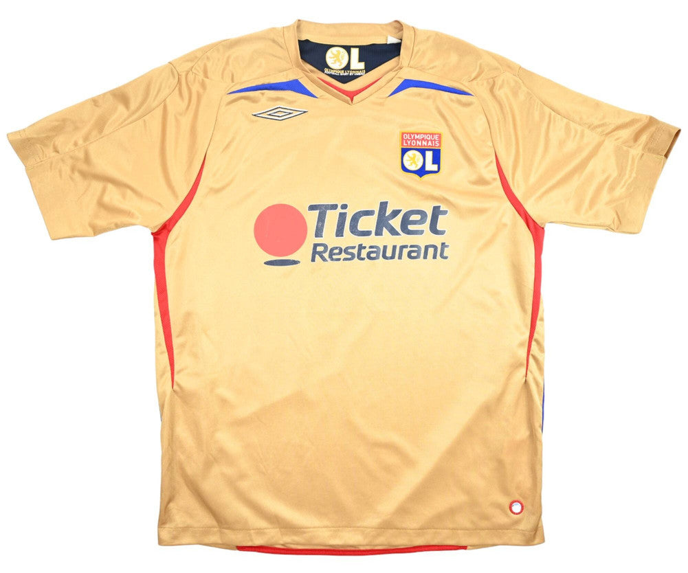 Maillot Extérieur Lyon 2007-08 Adidas Vintage | Taille L