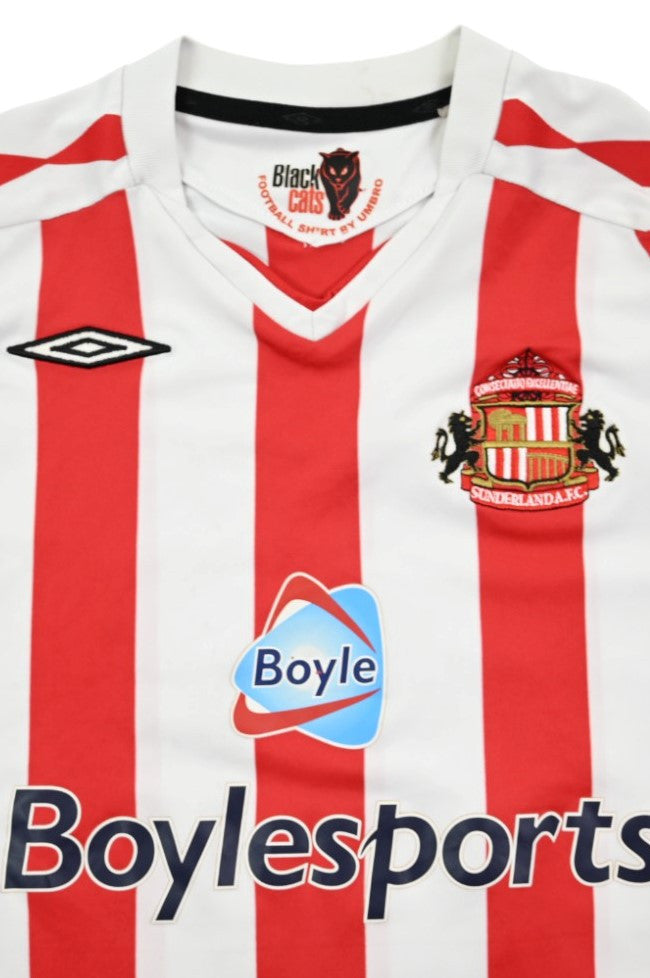 Maillot Sunderland 2007-08 Domicile Umbro BoyleSports vintage