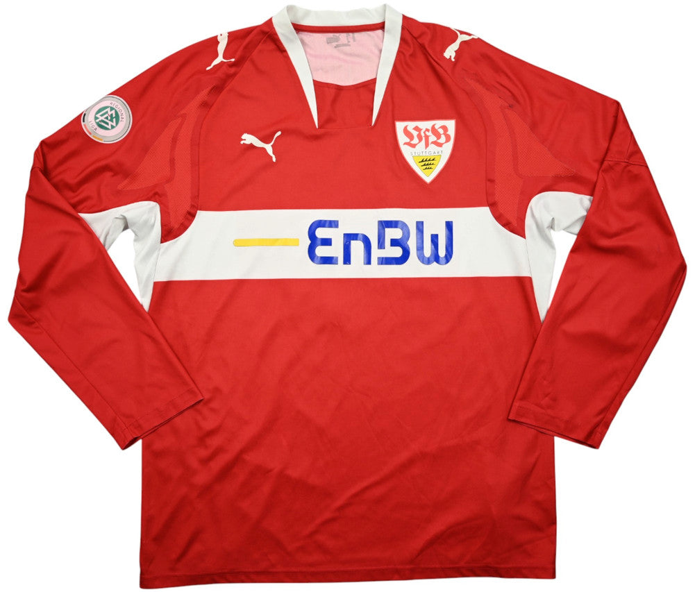 Maillot VFB Stuttgart 2007-08 Manches Longues Puma Domicile