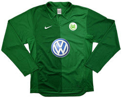 Maillot VFL Wolfsburg 2007-08 Nike Domicile Manches Longues Vintage
