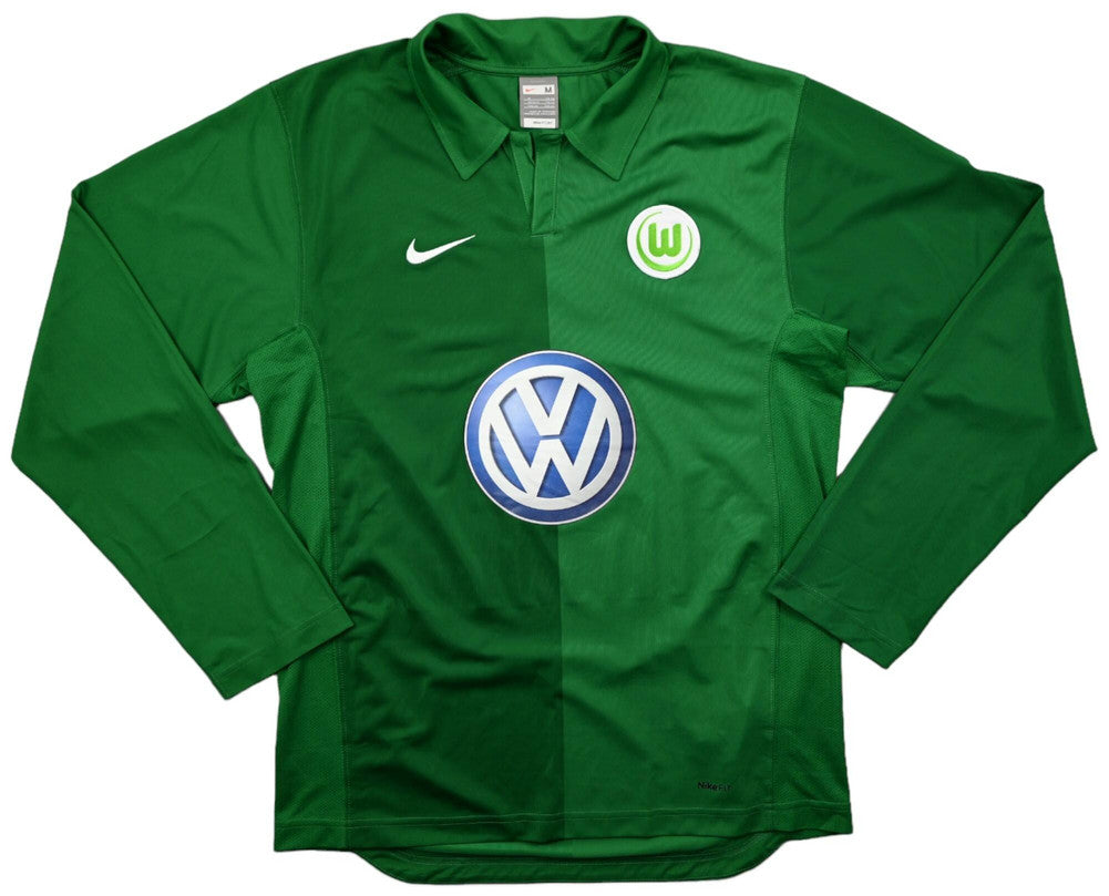 Maillot VFL Wolfsburg 2007-08 Nike Domicile Manches Longues Vintage