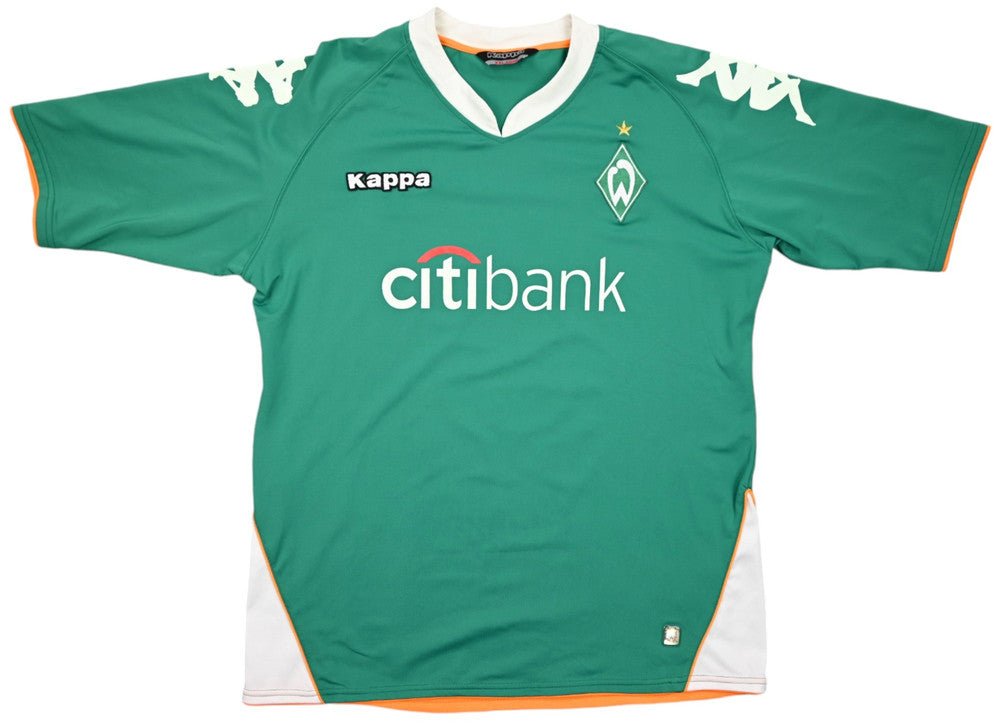 Maillot Werder Bremen 2007-08 Domicile Kappa Citibank Vintage