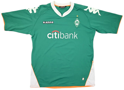 Maillot Werder Bremen 2007-08 Domicile Kappa Citibank Vintage