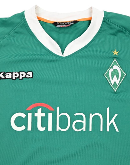 Maillot Werder Bremen 2007-08 Domicile Kappa Citibank Vintage