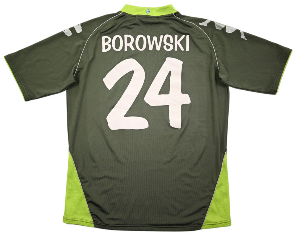 Maillot Werder Bremen Extérieur 2007-08 Kappa Borowski vintage