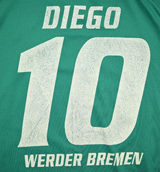Maillot Werder Bremen Domicile Kappa 2007-08 Diego Vintage