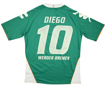 Maillot Werder Bremen Domicile Kappa 2007-08 Diego Vintage