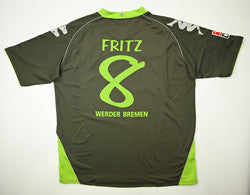 Maillot Werder Bremen Extérieur 2007-08 Kappa Fritz vintage