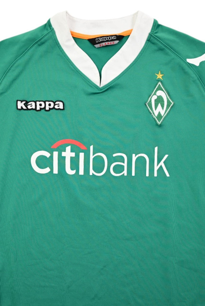Maillot Werder Bremen 2007-08 Kappa Jensen Domicile Vintage