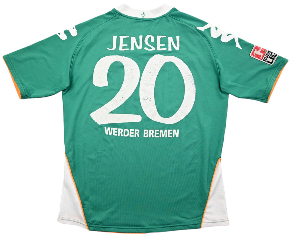 Maillot Werder Bremen 2007-08 Kappa Jensen Domicile Vintage