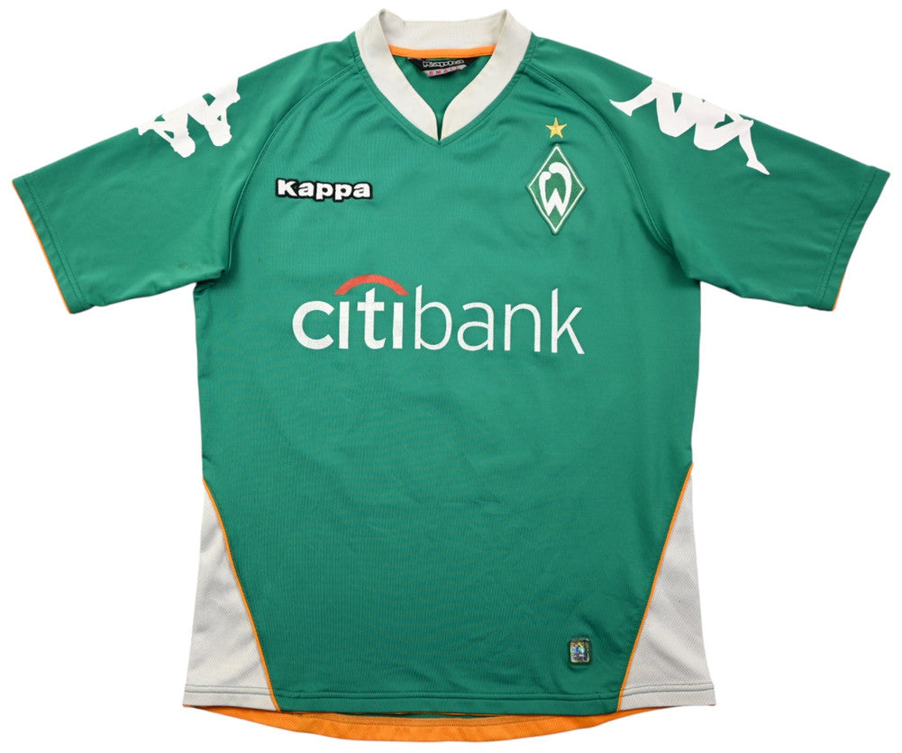Maillot Werder Bremen 2007-08 Kappa Pizarro Domicile Vintage