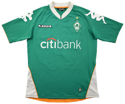 Maillot Werder Bremen 2007-08 Kappa Pizarro Domicile Vintage