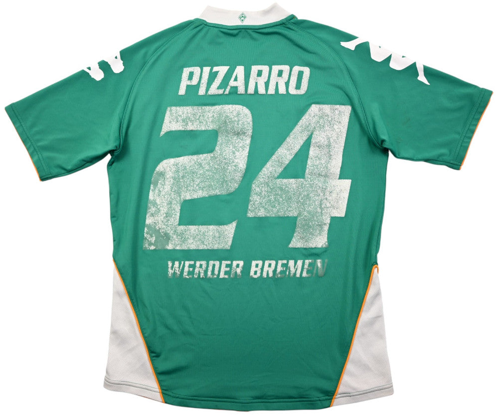 Maillot Werder Bremen 2007-08 Kappa Pizarro Domicile Vintage