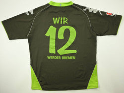 Maillot Werder Bremen Extérieur Kappa 2007-08 Vintage WIR 12