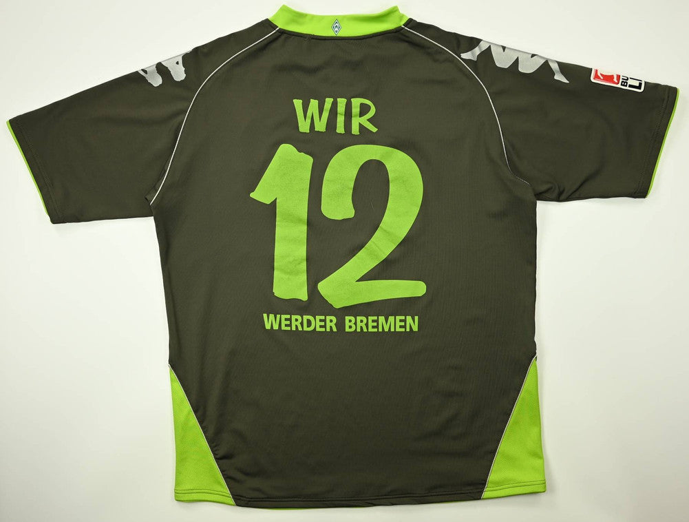 Maillot Werder Bremen Extérieur Kappa 2007-08 Vintage WIR 12
