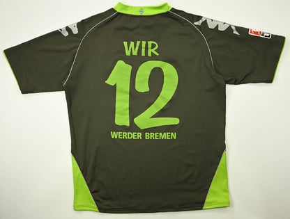 Maillot Werder Bremen Extérieur Kappa 2007-08 Vintage WIR 12