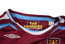 Maillot West Ham 2007-08 Domicile Umbro Vintage Femme S