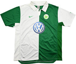 Maillot VFL Wolfsburg Domicile Nike 2007-08 Authentique Vintage