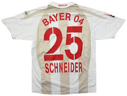 Maillot Bayer Leverkusen 2007-09 Adidas Schneider vintage