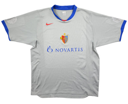 Maillot FC Basel Extérieur Nike 2007-09 Player Issue vintage