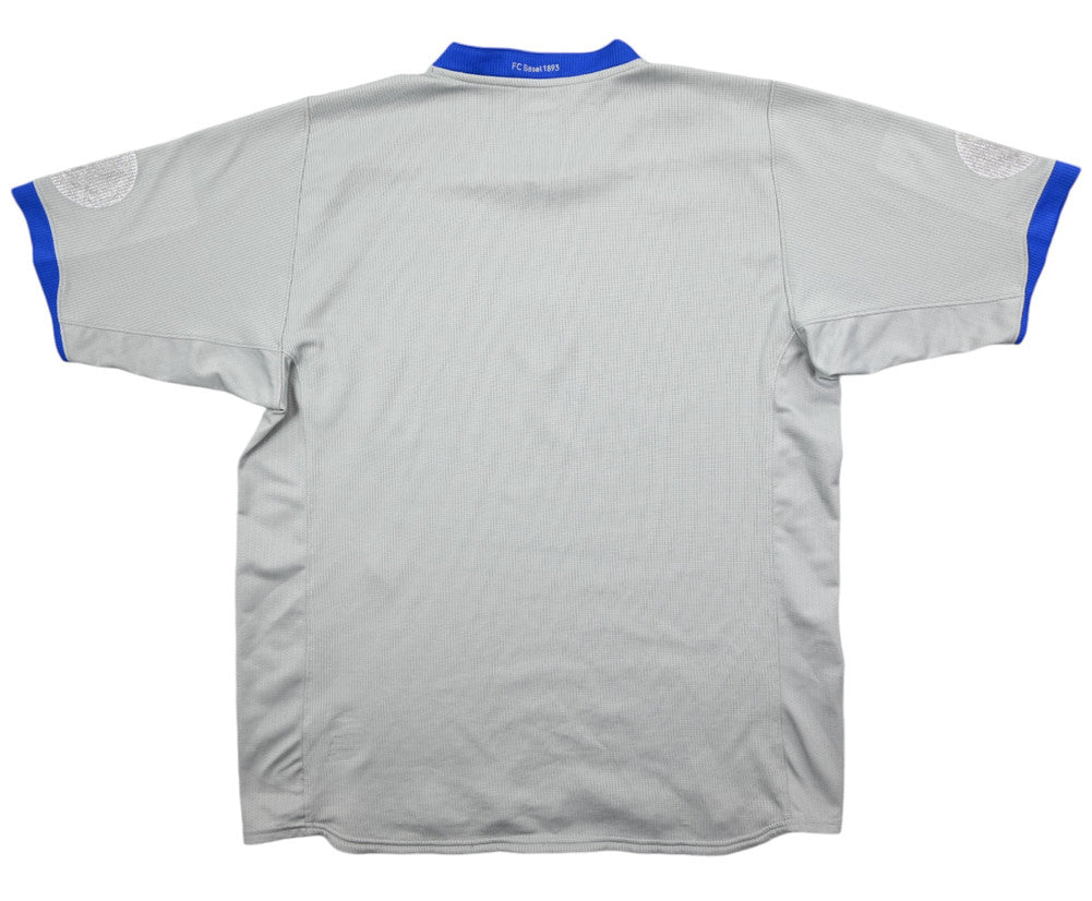 Maillot FC Basel Extérieur Nike 2007-09 Player Issue vintage