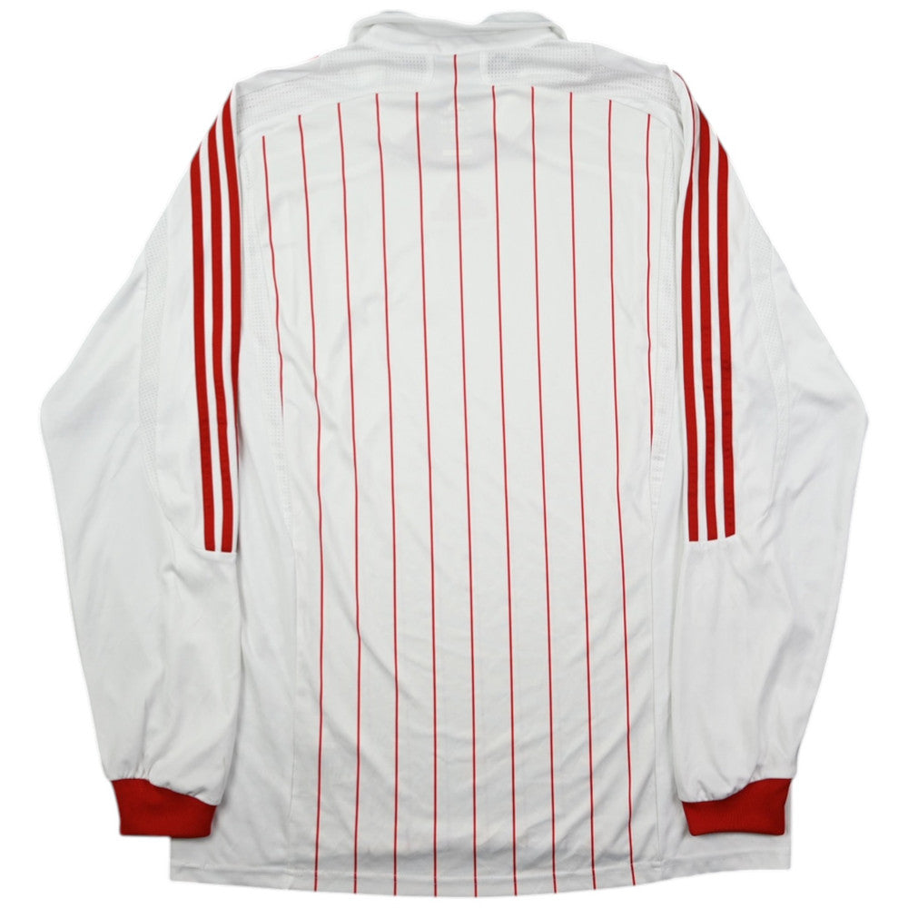 Maillot Hamburger SV 2007-09 Domicile Manches Longues Adidas XL