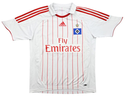 Maillot Hamburg Domicile Adidas 2007-09 Van der Vaart Vintage