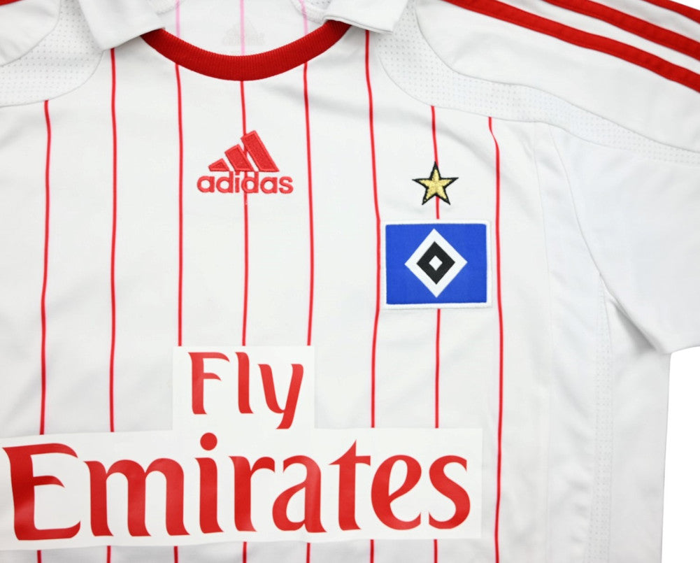 Maillot Hamburg Domicile Adidas 2007-09 Van der Vaart Vintage