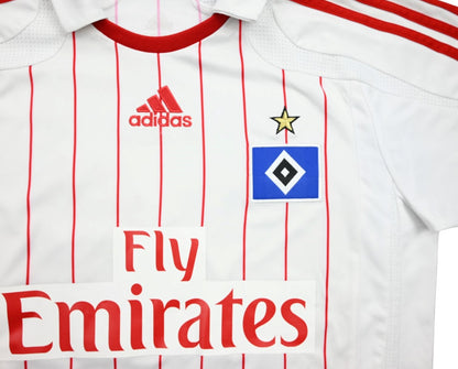 Maillot Hamburg Domicile Adidas 2007-09 Van der Vaart Vintage