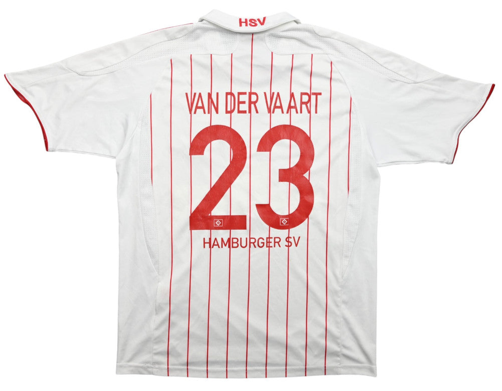 Maillot Hamburg Domicile Adidas 2007-09 Van der Vaart Vintage