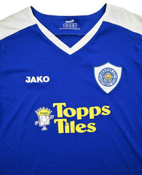 Maillot Leicester City Domicile Jako 2007-09 Vintage Femme XL