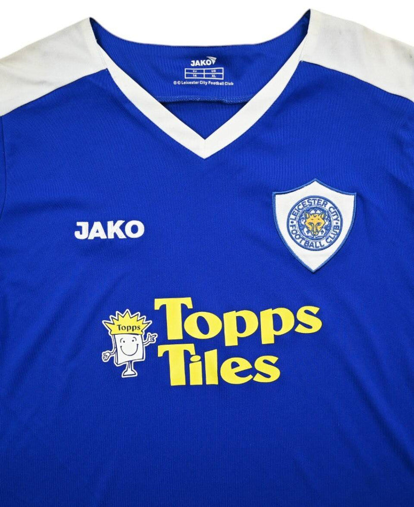 Maillot Leicester City Domicile Jako 2007-09 Vintage Femme XL