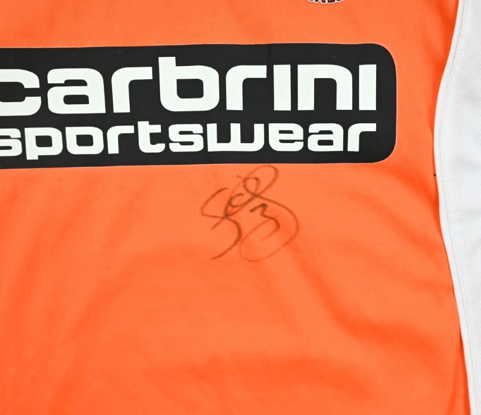 Maillot Blackpool 2008-09 Domicile Carlotti Vintage Signé