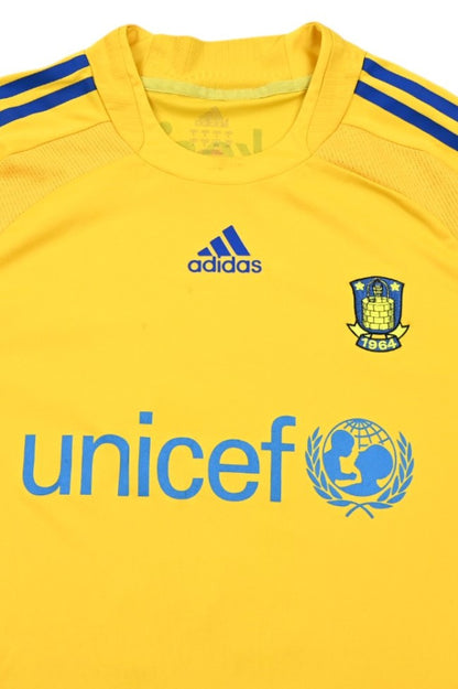 Maillot Brøndby Extérieur Adidas 2008-09 Vintage Manches Longues