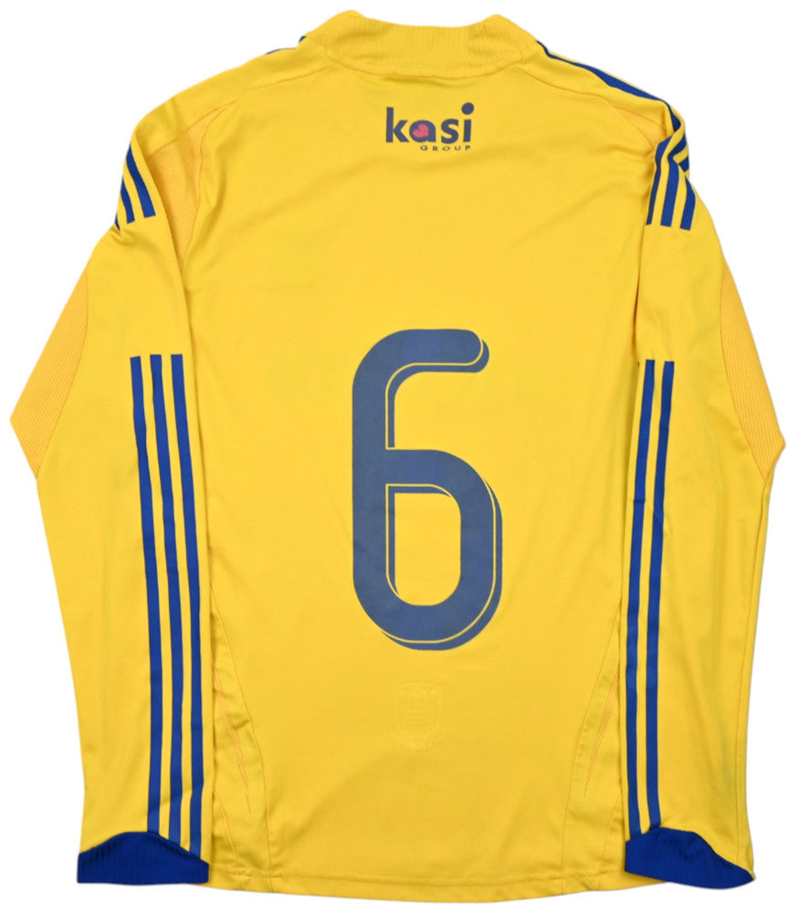 Maillot Brøndby Extérieur Adidas 2008-09 Vintage Manches Longues