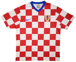 Maillot Croatie Domicile Nike 2008-09 Vintage — Taille L
