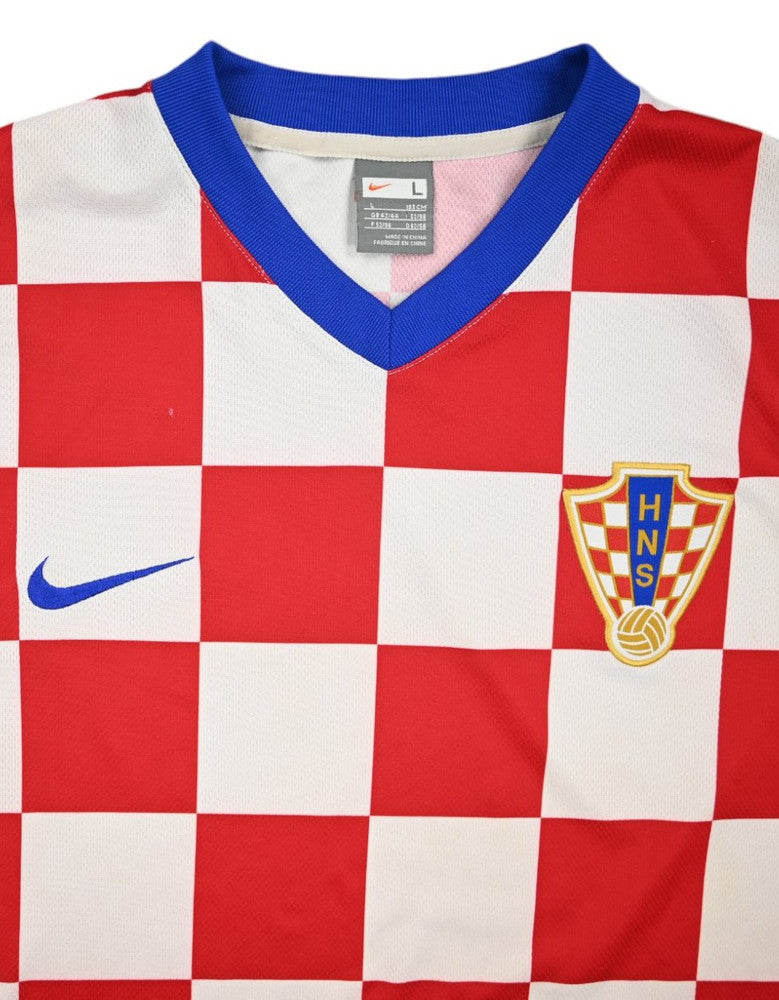 Maillot Croatie Domicile Nike 2008-09 Vintage — Taille L