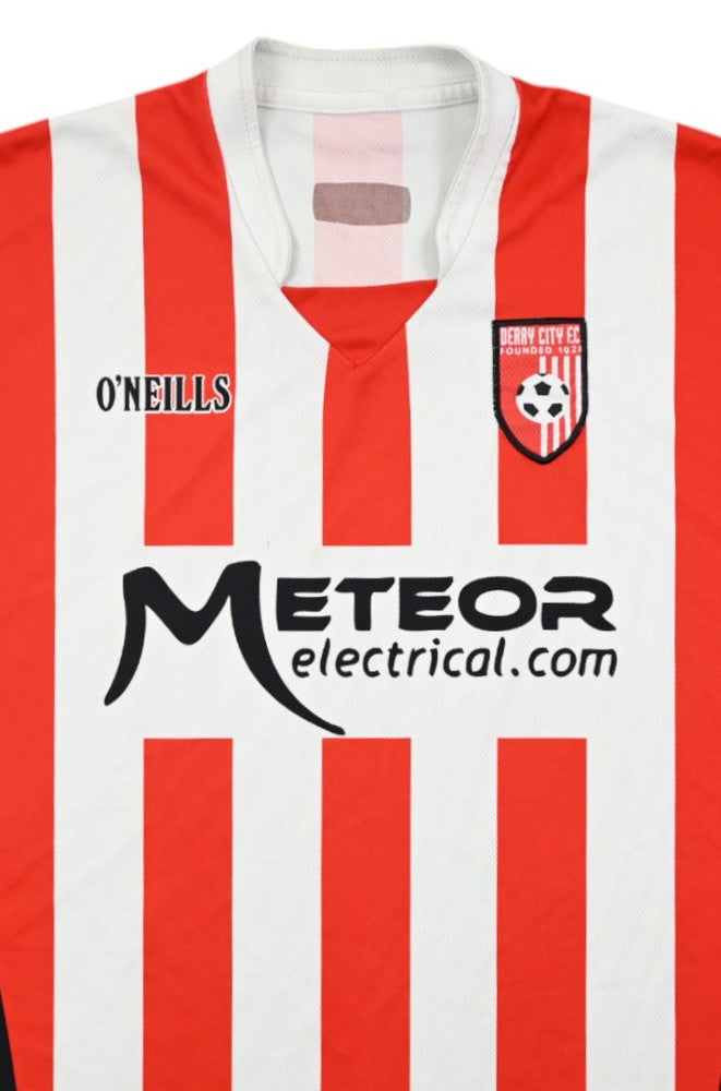 Maillot Derry City 2008-09 Domicile O'Neills Vintage Taille L