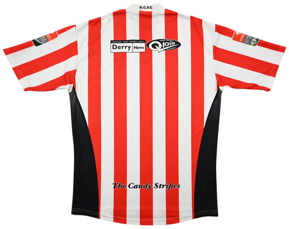 Maillot Derry City 2008-09 Domicile O'Neills Vintage Taille L