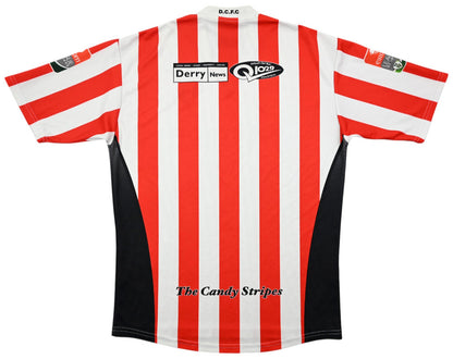 Maillot Derry City 2008-09 Domicile O'Neills Vintage Taille L