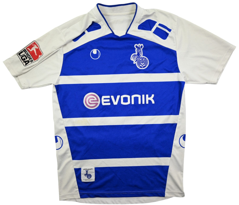 Maillot MSV Duisburg 2008-09 Uhlsport Domicile vintage Evonik