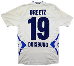 Maillot MSV Duisburg 2008-09 Uhlsport Domicile vintage Evonik