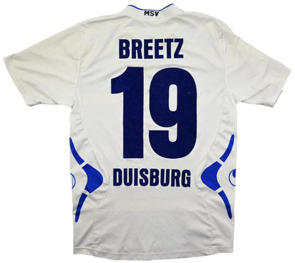 Maillot MSV Duisburg 2008-09 Uhlsport Domicile vintage Evonik